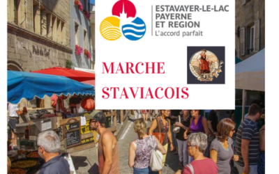 Markt im Estavayer-le-Lac